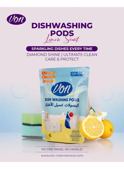 cleaning power, cleaning power spot, deep cleaning, deep cleaning power, dishwashing pods, fragrance deep, free shine, lemon fragrance, pods lemon, pods lemon fragrance, power spot, power spot free, spot free, spot free shine, von
