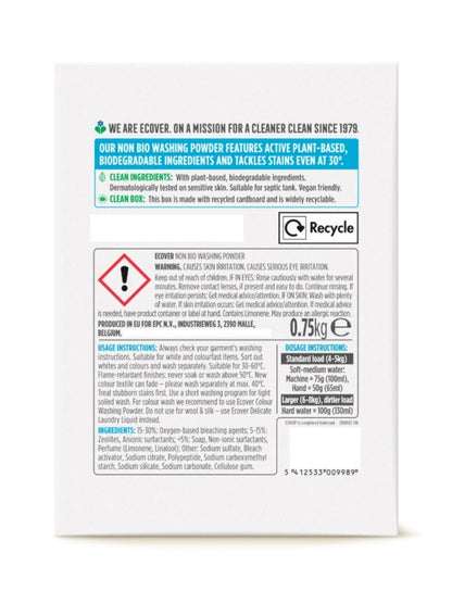 Ecover Non Bio Washing Powder 750 GM