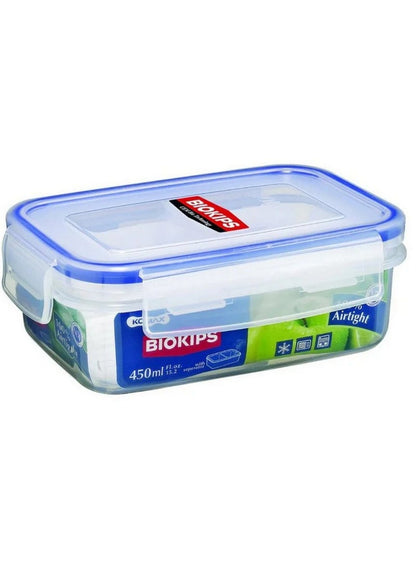 KOMAX Biokips Rectangle Plastic Container 450 ML