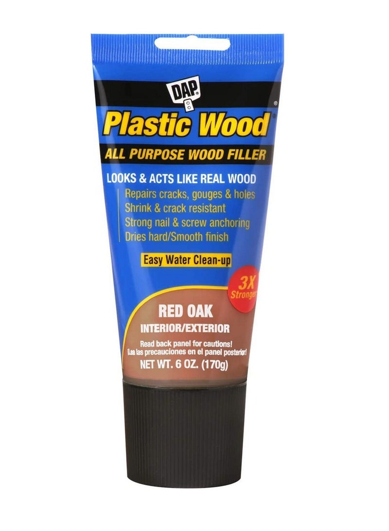 Dap Latex Plastic Wood Red Oak 6oz Filler