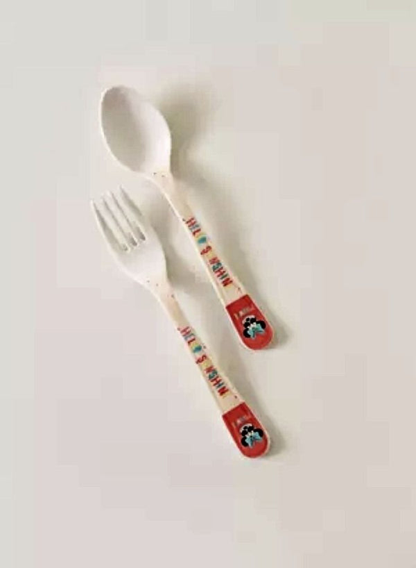 Disney Baby Minnie Mouse Fork and Spoon Set