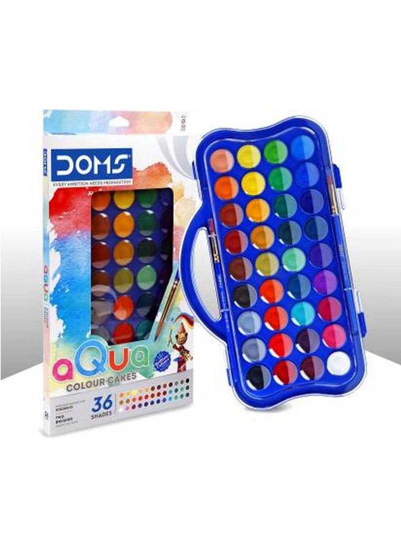 DOMS Water Colour Cake 36 Shades - Premium Quality