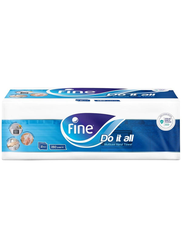 Fine Multiuse Hand Towel 2-Ply 150 Sheets