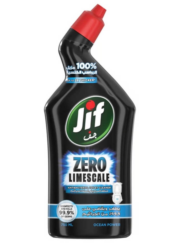 Jif Zero Limescale Ocean Power Toilet Cleaner 750 ML