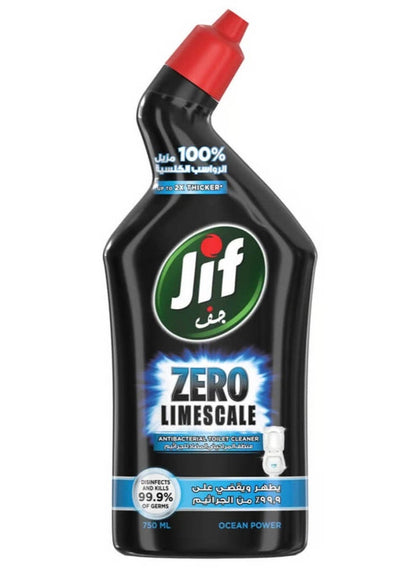 Jif Zero Limescale Ocean Power Toilet Cleaner 750 ML