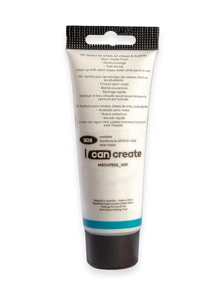 75ml tube, 75ml tube titanium, acrylic paint, acrylic paint 75ml, mont marte, paint 75ml, paint 75ml tube, signature, signature acrylic, signature acrylic paint, titanium, titanium white, tube, tube titanium, tube titanium white