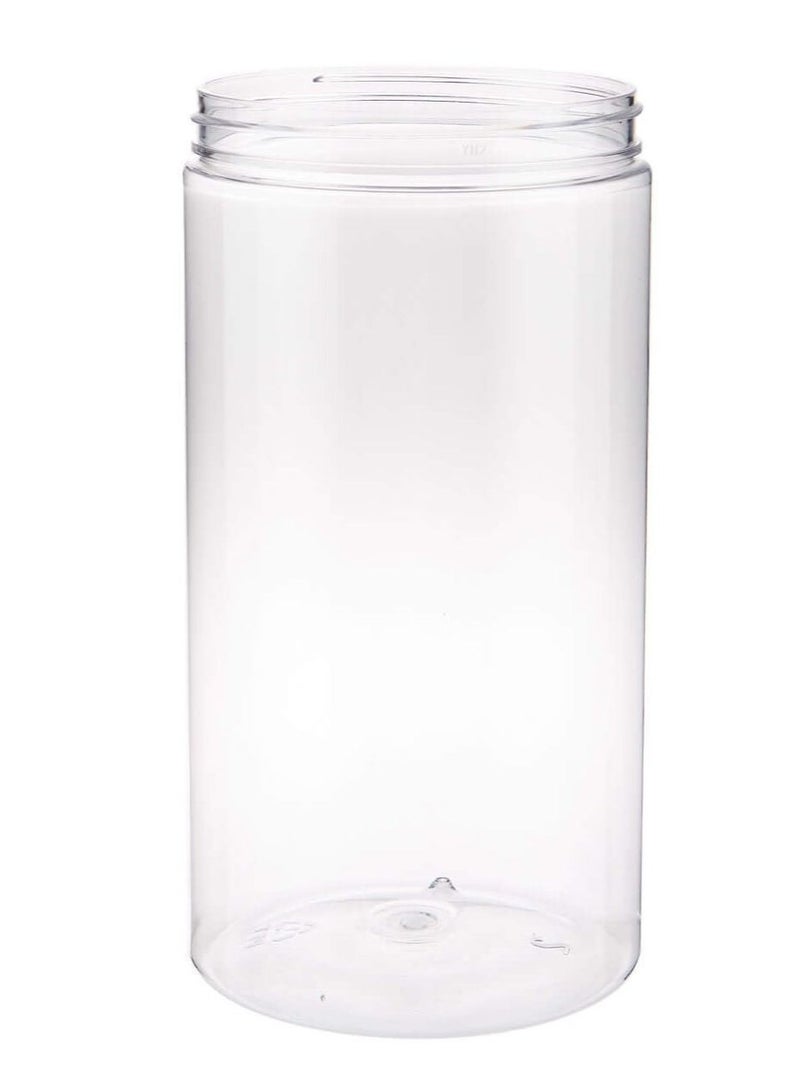 Hotpack Cookie Jar with Silver Lid 1000 ML - Set of 4