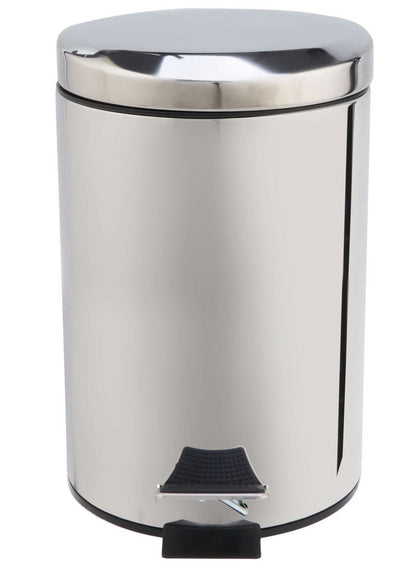 Hygic Glossy Stainless Steel Pedal Bin 5 Liters