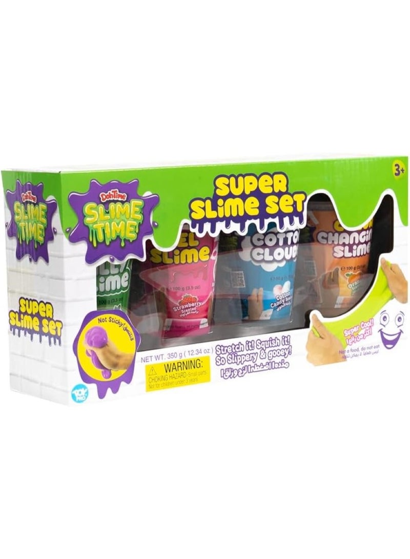 DOH TIME Slime Super Slime Set for Fun Play