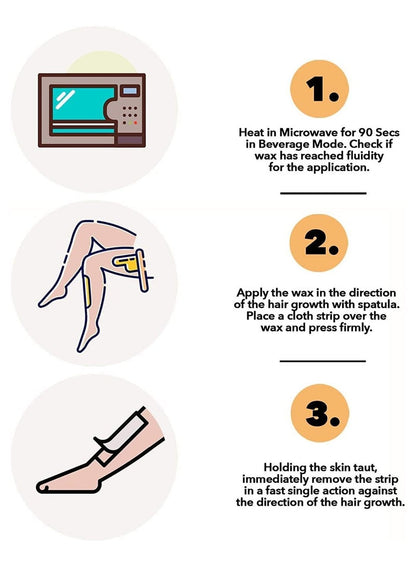 Hair Removal Wax for Legs & Body - Fem