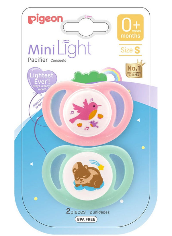 Pigeon Mini Light Pacifier Set S 0+Months