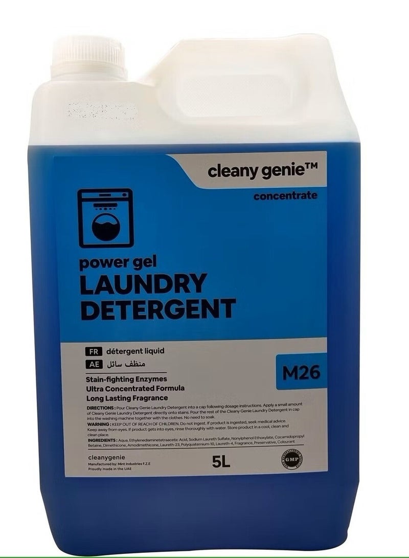 Cleany Genie Laundry Detergent Power Gel 5L