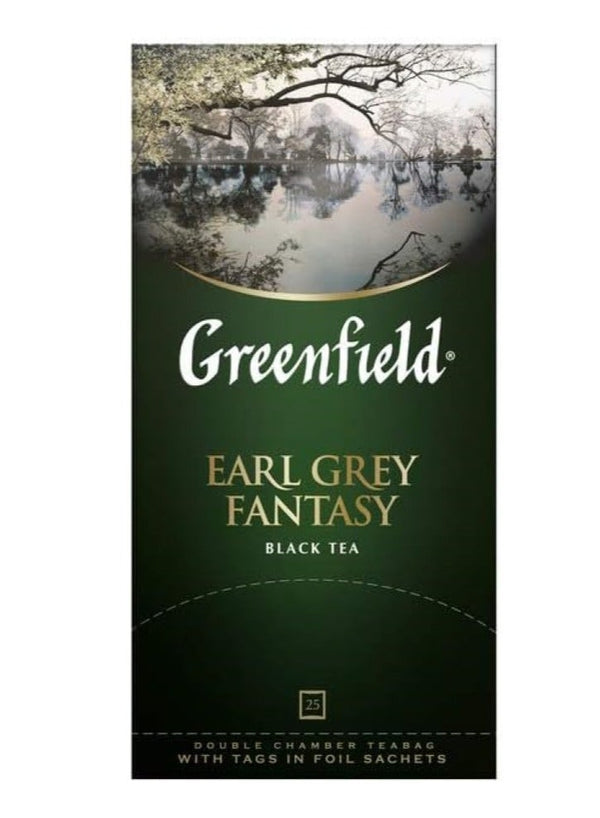 Earl Grey Fantasy Black Tea 25 Bags Greenfield