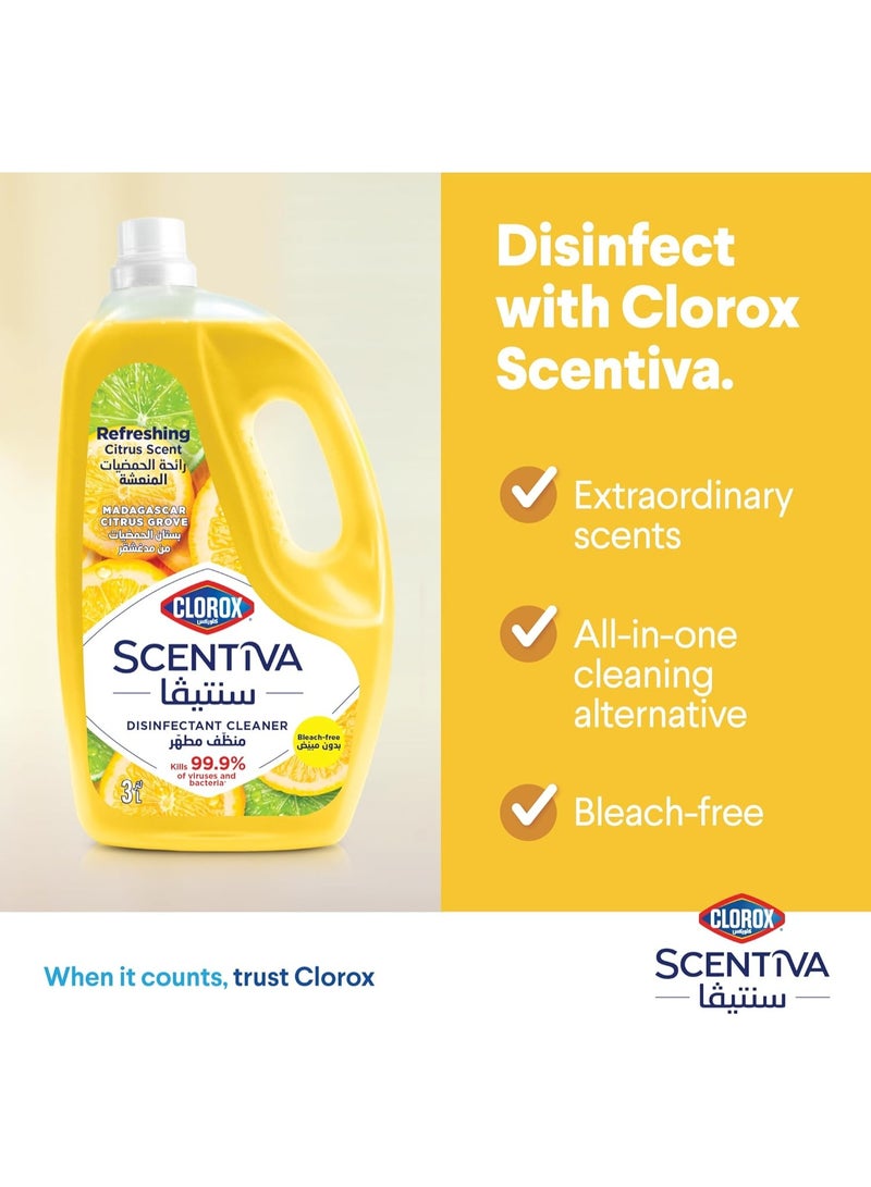 Clorox Scentiva Disinfectant Floor Cleaner 3L