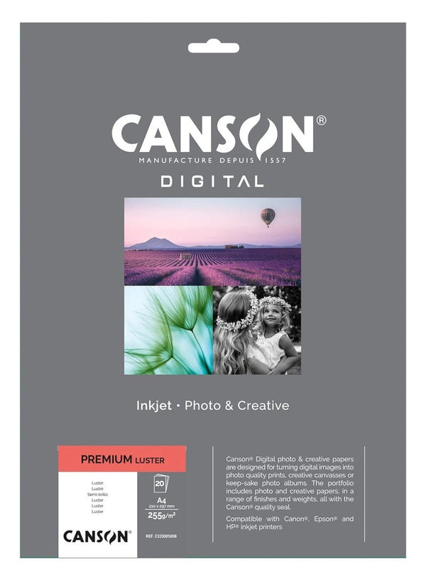 CANSON Digital Premium Luster A4 Paper
