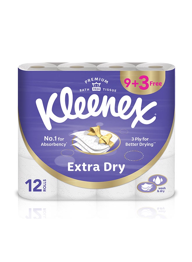 Kleenex 3 Ply Extra Dry Toilet Tissue Paper