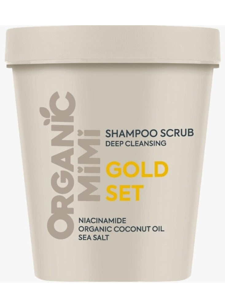 cleansing gold, coconut oil, coconut oil sea, deep cleansing, deep cleansing gold, oil sea, oil sea salt, organic coconut, organic coconut oil, organic mimi, salt extract, scrub organic, sea salt, sea salt extract, shampoo scrub