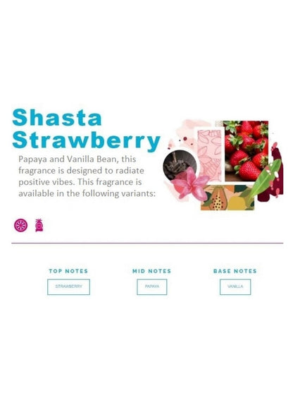 Cool Gel Shasta Strawberry Air Freshener - California Scents