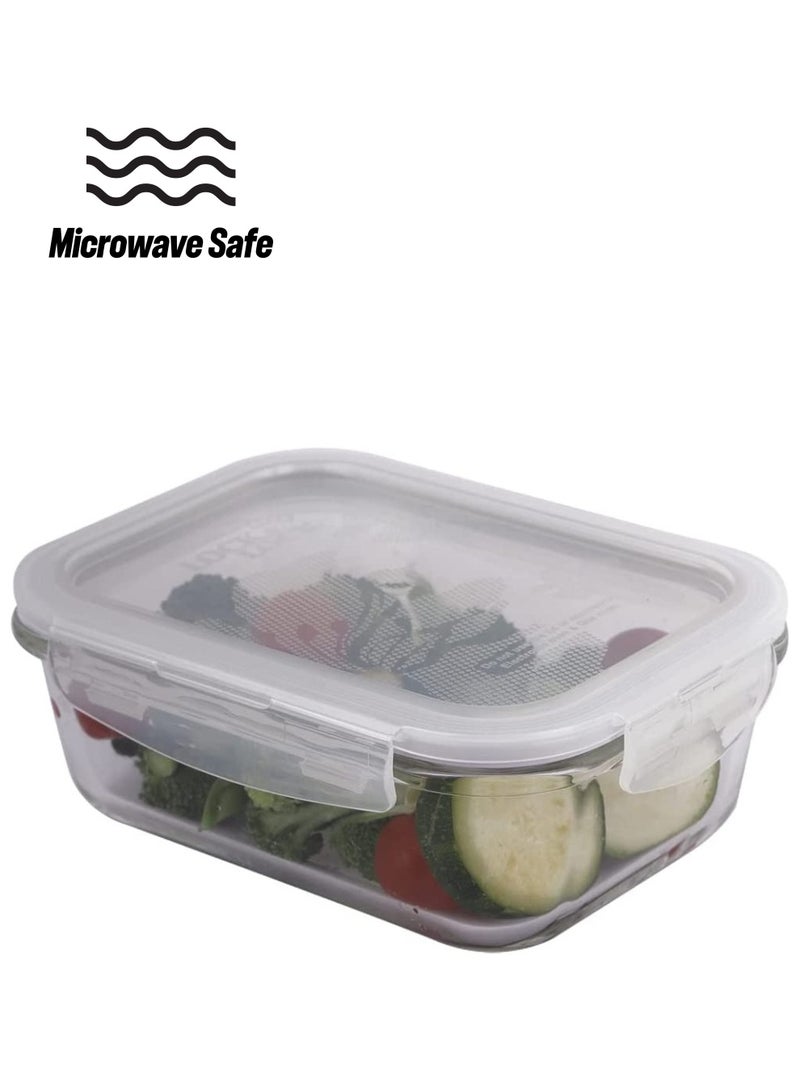 LOCK & LOCK OVEN GLASS FOOD CONTAINER 630 ML