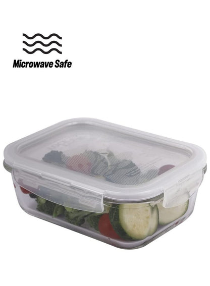 LOCK & LOCK OVEN GLASS FOOD CONTAINER 630 ML