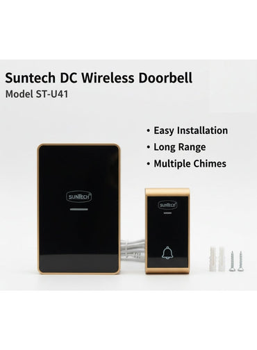 SUNTECH Wireless DC Doorbell - Assorted Colors