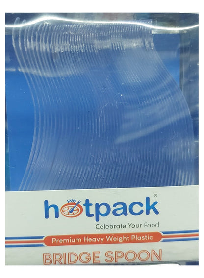 Hotpack Big Heavy Weight Plastic Bridge Spoons