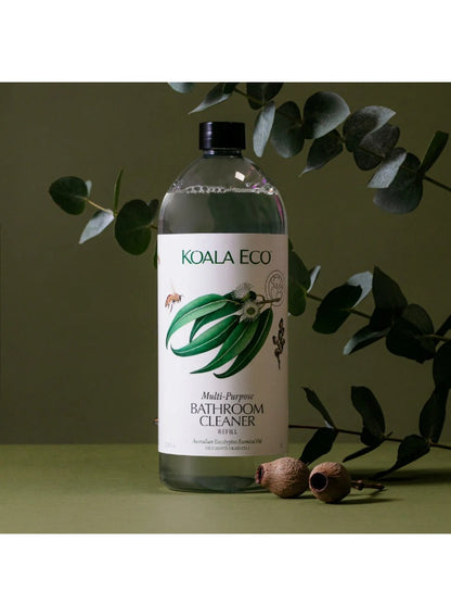 australian eucalyptus, bathroom cleaner, bathroom cleaner refill, cleaner refill, essential oil, eucalyptus essential, eucalyptus essential oil, koala eco, multi purpose, multi purpose bathroom, natural multi, natural multi purpose, pure australian, purpo