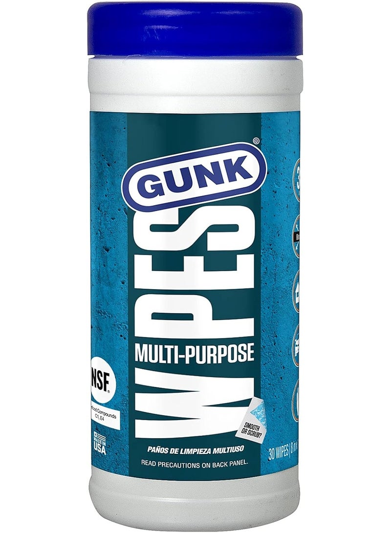 GUNK Multi Purpose Wipes 30 Pcs Pack