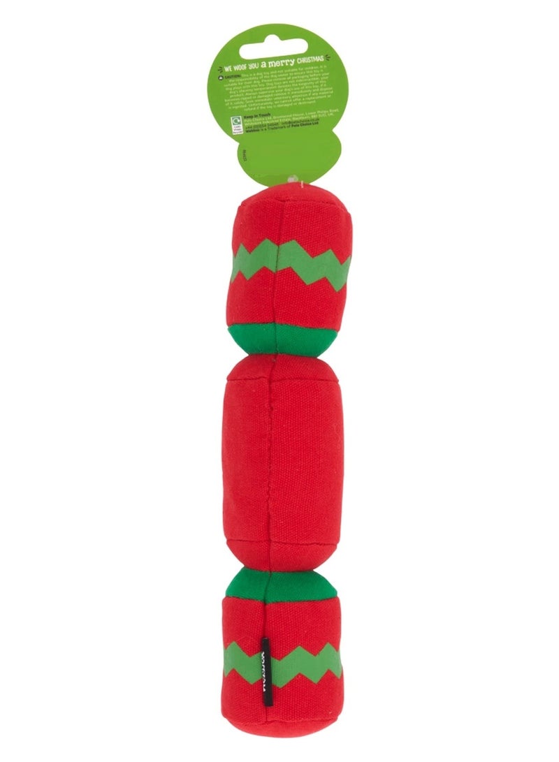Webbox Merry Christmas Crinkle Cracker Dog Toy