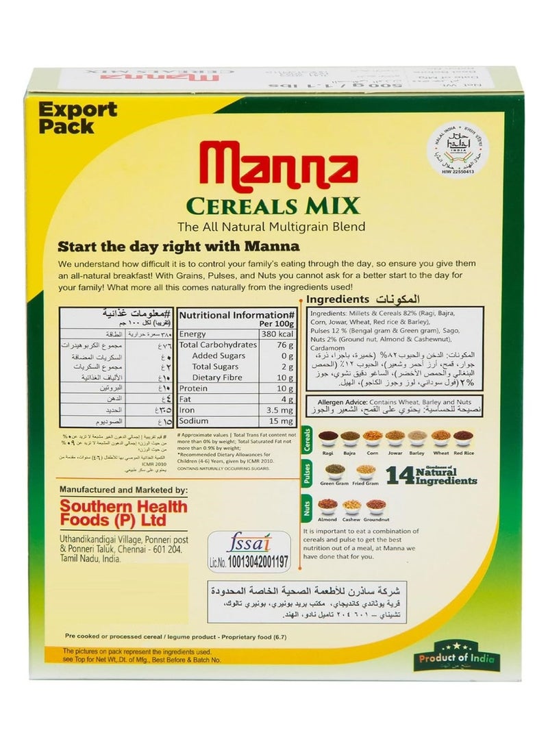 Manna Cereal Mix 500 G - Wholesome Goodness