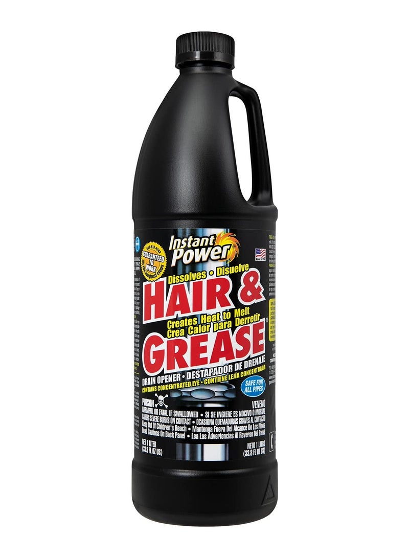 Instant Power Hair & Grease Drain Opener 1L