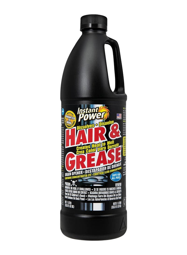 Instant Power Hair & Grease Drain Opener 1L