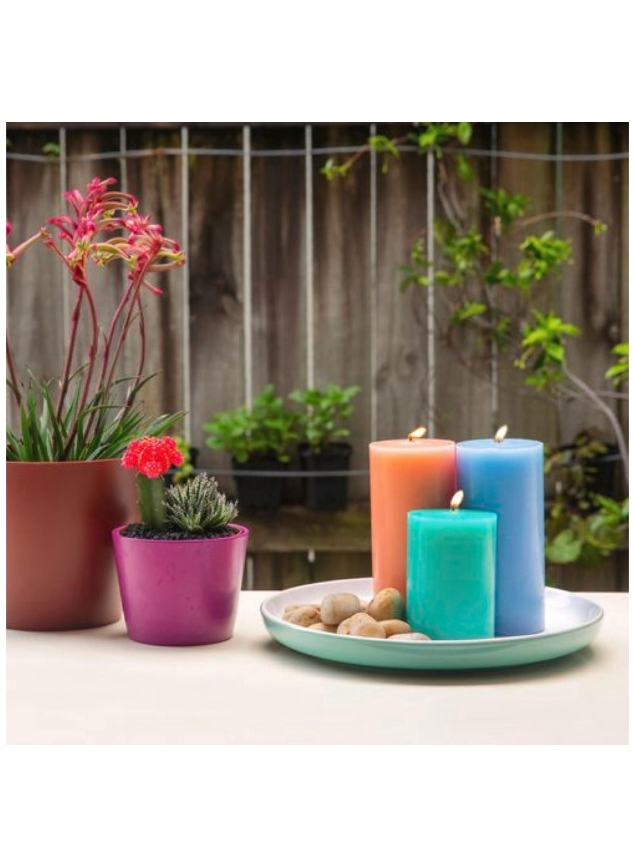 ambiance setting, area waxworks, assorted color, candle 10cm, candle works, citronella pillar, citronella pillar candle, clean burn, essential oil, garden lanterns, natural mosquito, natural tool, pillar candle, turns beautify, waxworks