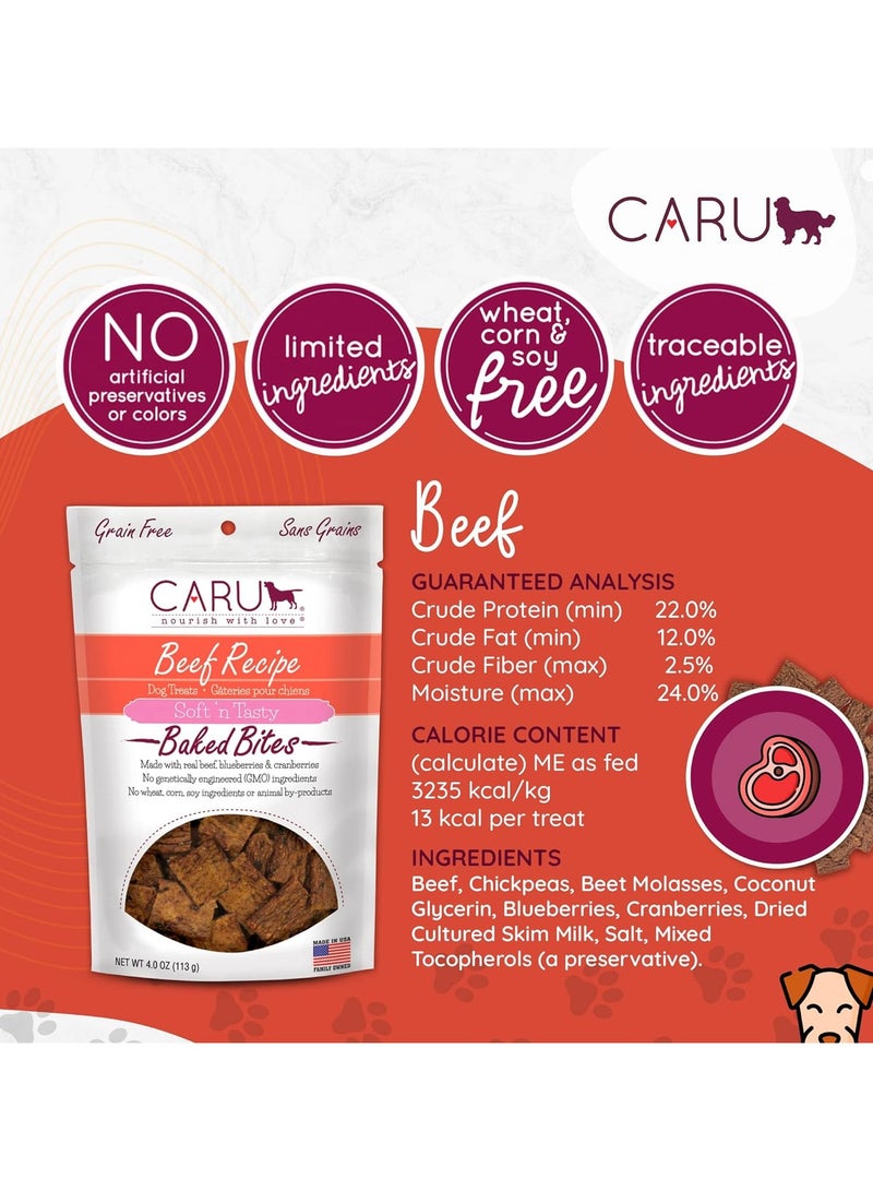 CARU Soft N’ Tasty Dog Treats - Beef Recipe
