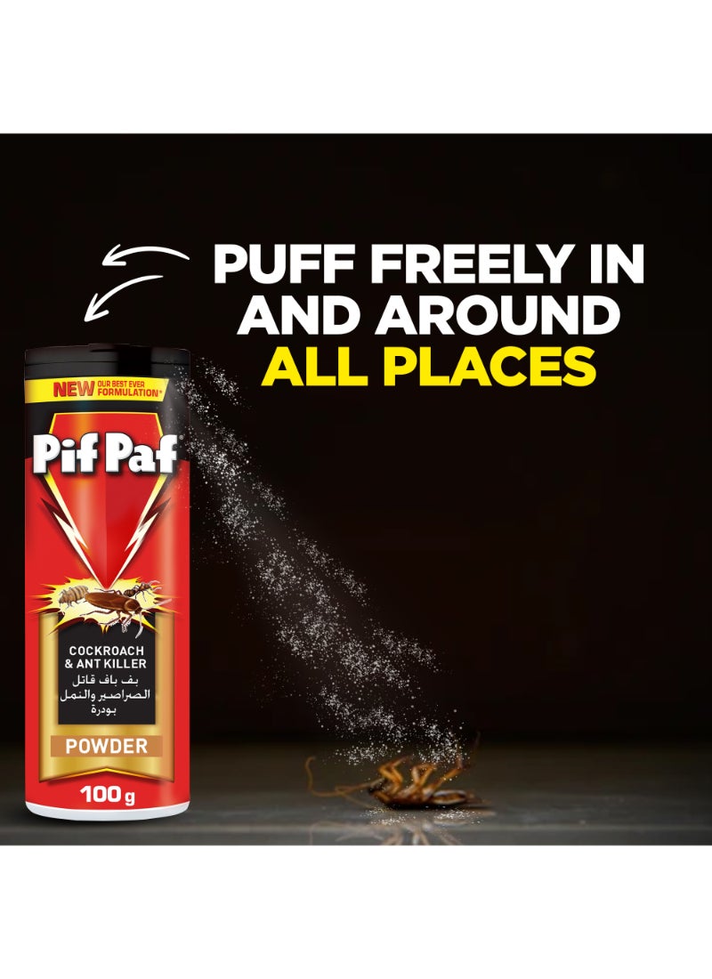 Pif Paf Cockroach and Ant Killer Powder 100g