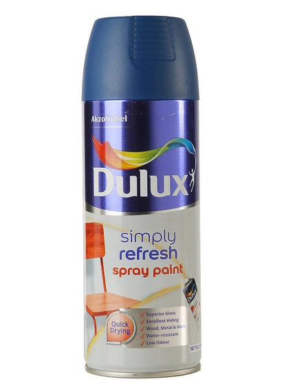 Dulux Simply Refresh Spray Paint 400 ML Matt Dark Blue