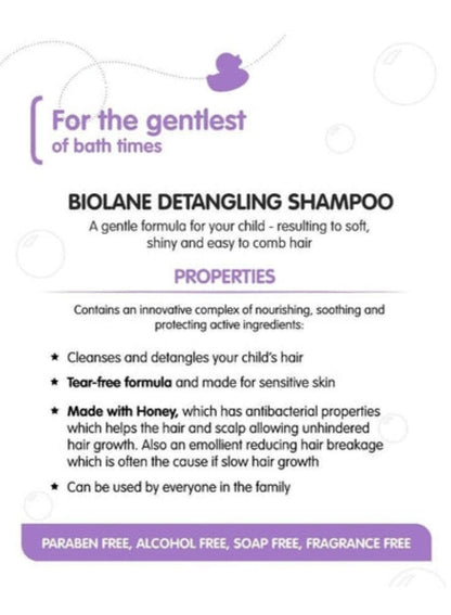 Biolane Kids Detangling Shampoo 250 ML