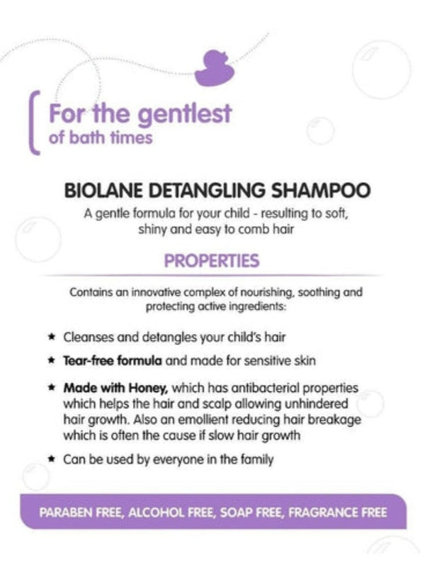 Biolane Kids Detangling Shampoo 250 ML