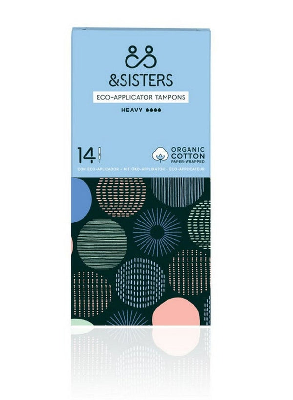 Organic Cotton Applicator Tampons Heavy &SISTERS