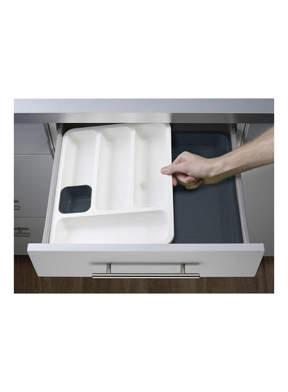 Expandable Cutlery Tray Grey by Joseph Joseph