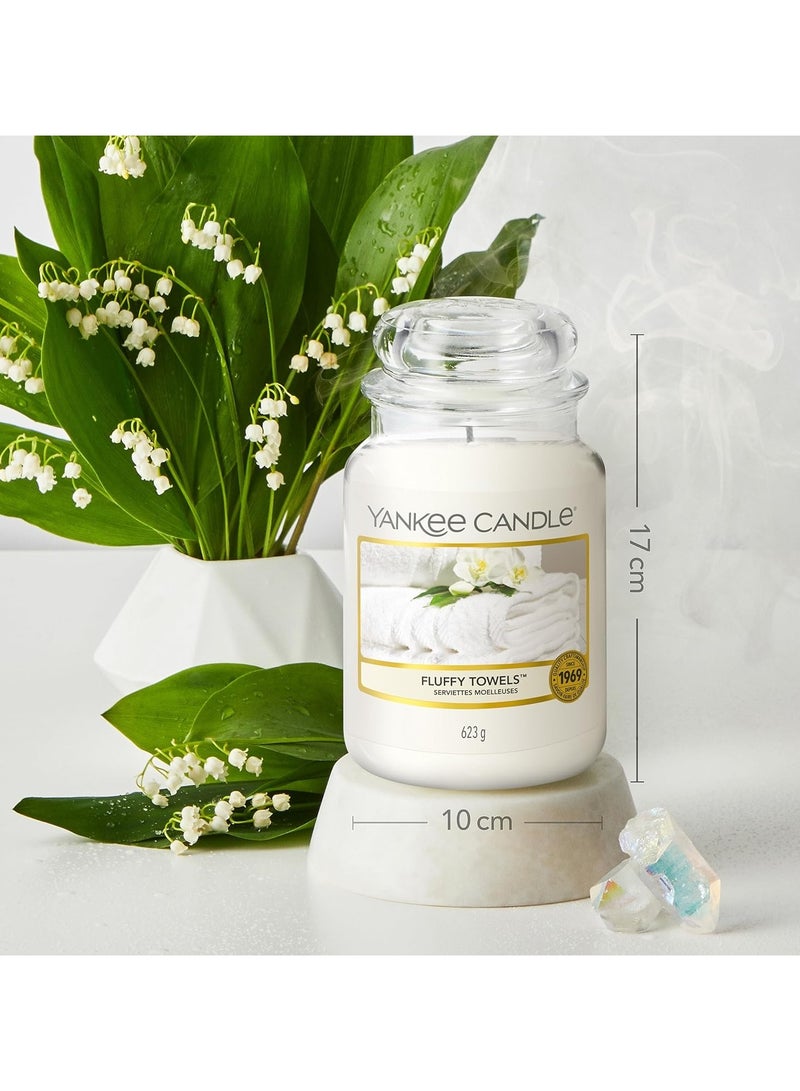 YANKEE CANDLE Fluffy Towels Candle Jar