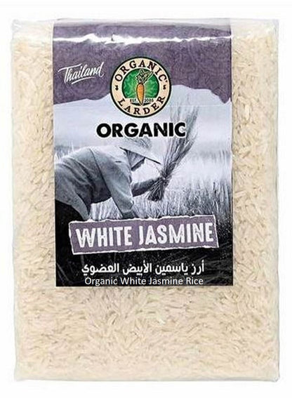 Organic Larder White Jasmine Rice 1Kg