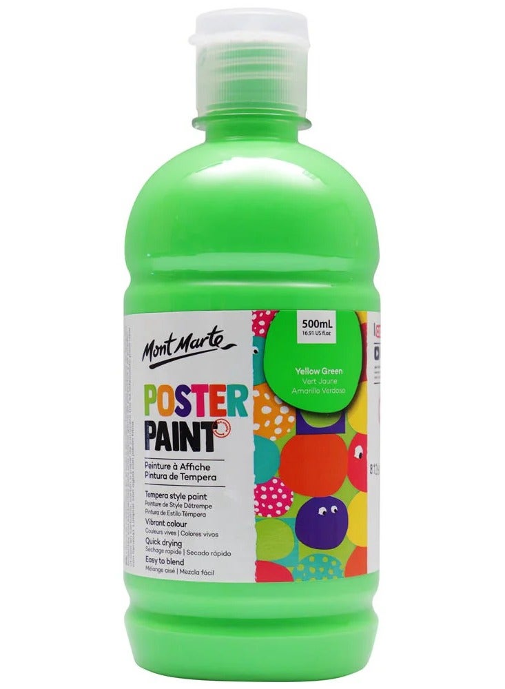 Mont Marte Poster Paint 500 ML Yellow Green