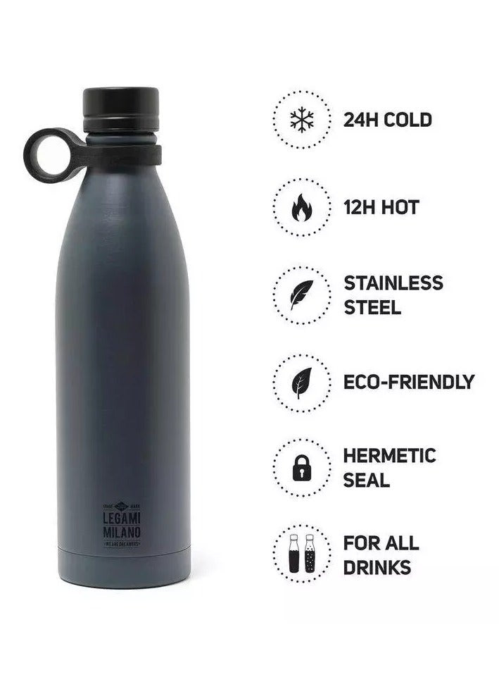 Legami Hot & Cold Vacuum Bottle 800 ML Black