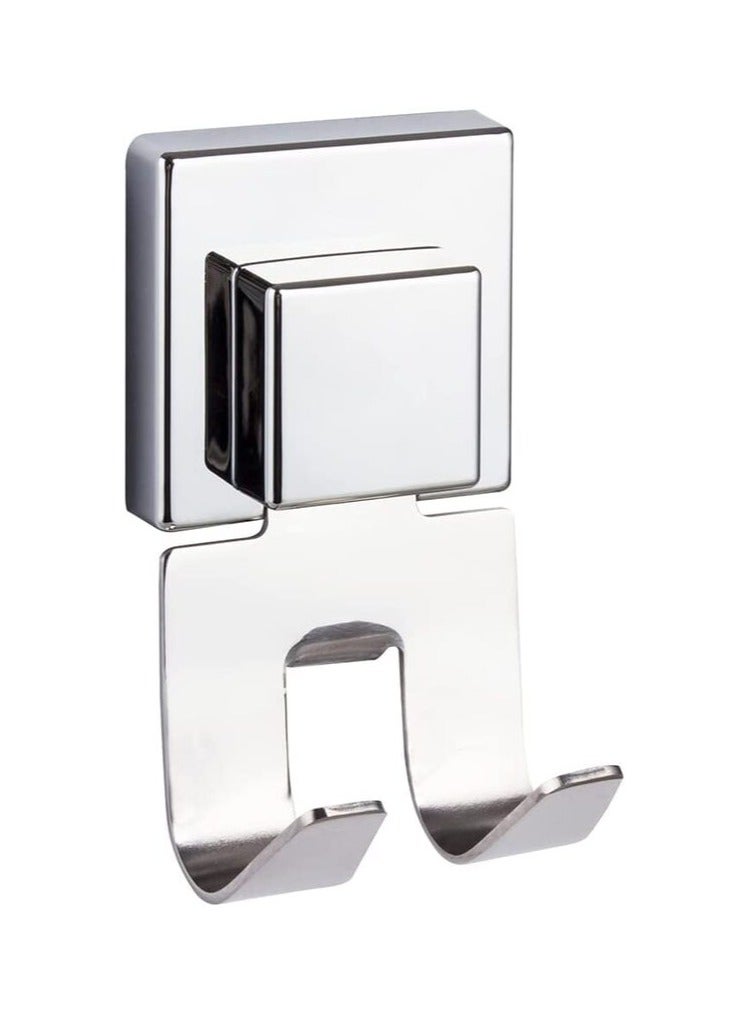 SMARTLOC Vacuum Suction Double Hook - Premium Silver