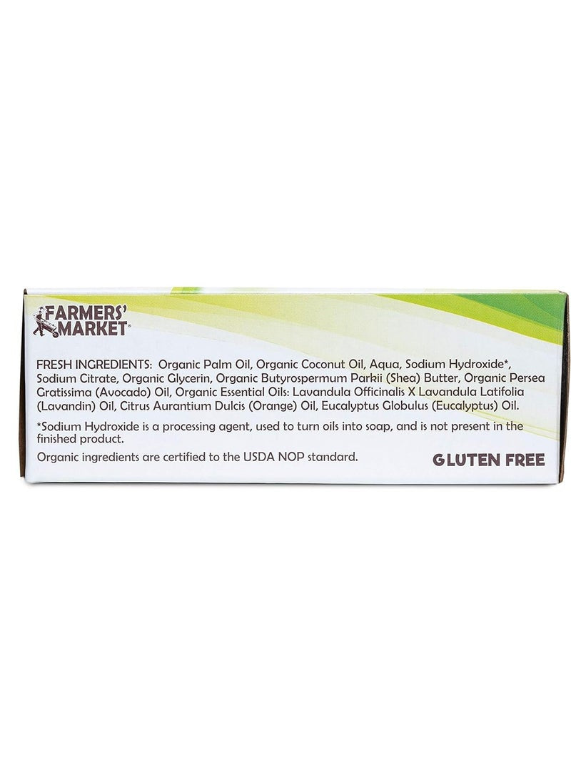 Farmers Market Lavender Eucalyptus Soap 155G