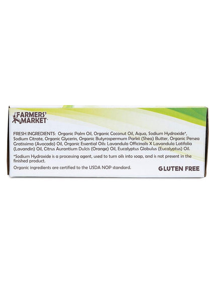 Farmers Market Lavender Eucalyptus Soap 155G