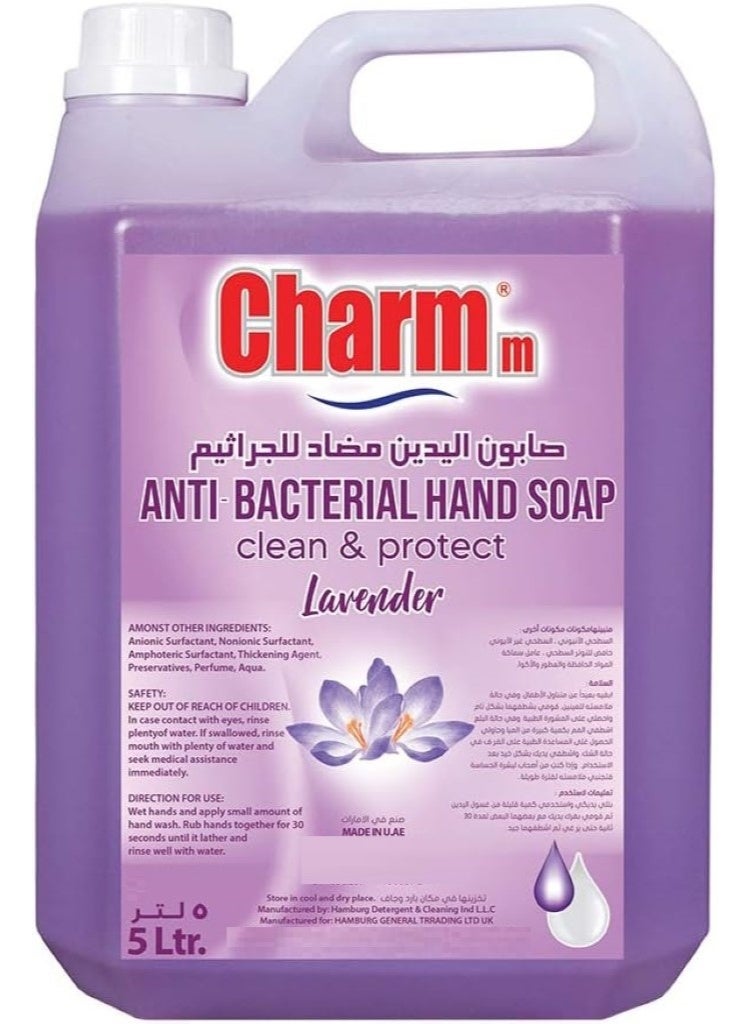CHARMM Anti-Bacterial Hand Soap Lavender 5 Liters