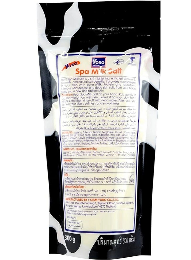 YOKO Spa Milk Salt Body Scrub with Vitamin E