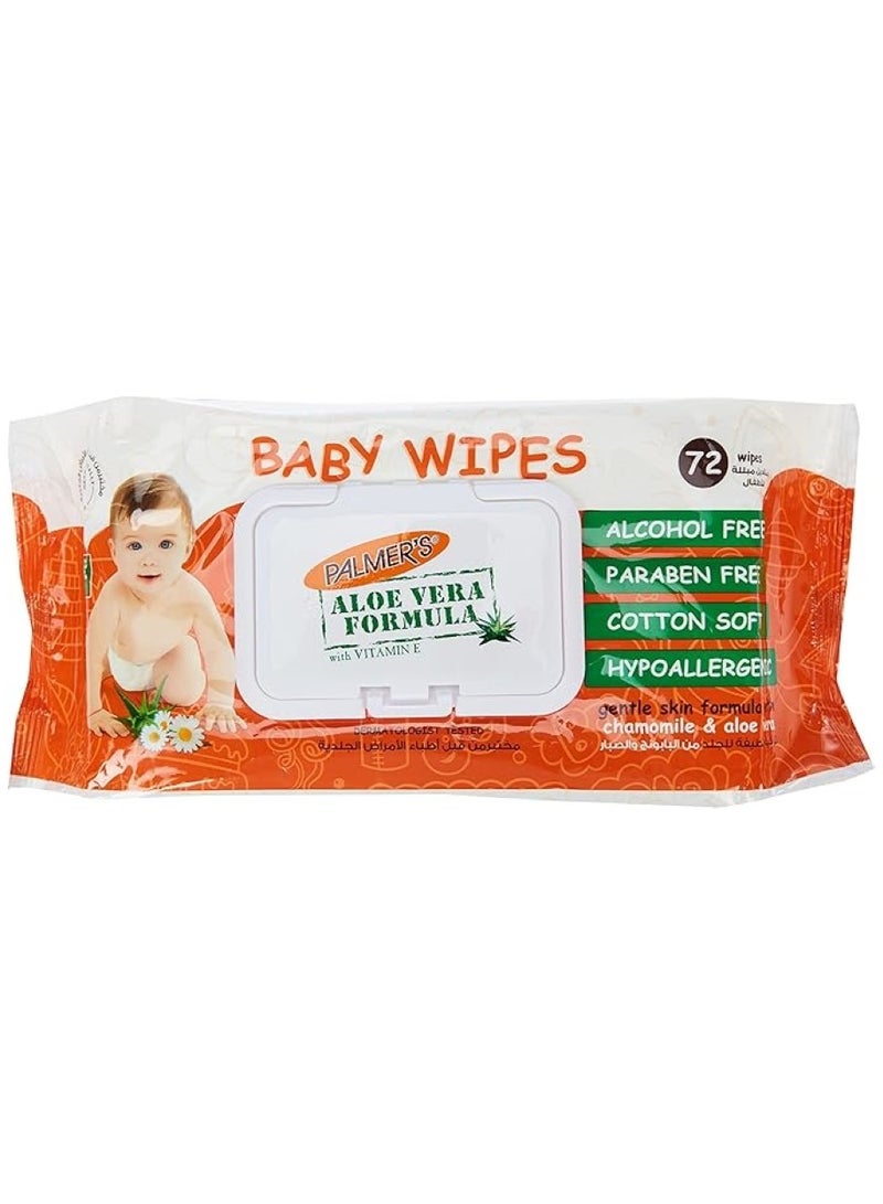 Gentle Baby Wipes with Aloe Vera - PALMER'S